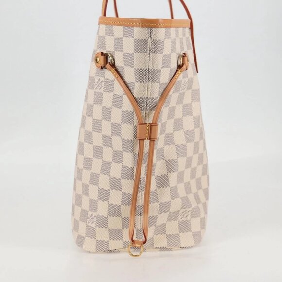 LOUIS VUITTON Damier Azur Neverfull MM Tote Bag N41605 LV Auth ac3855V - Picture 6 of 16